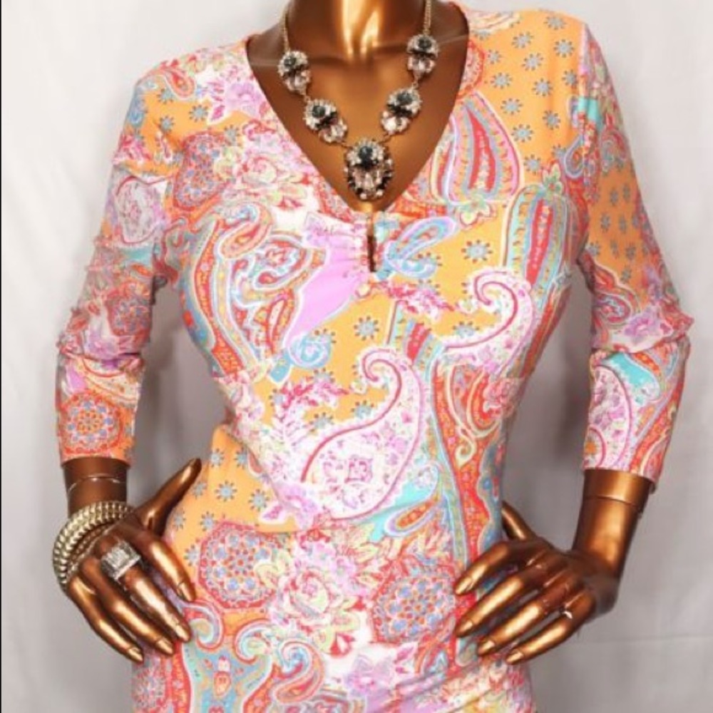Chaps Women’s 3/4 Sleeve Top